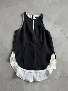 RAG & BONE Black White Dresss Tank Top Size XS